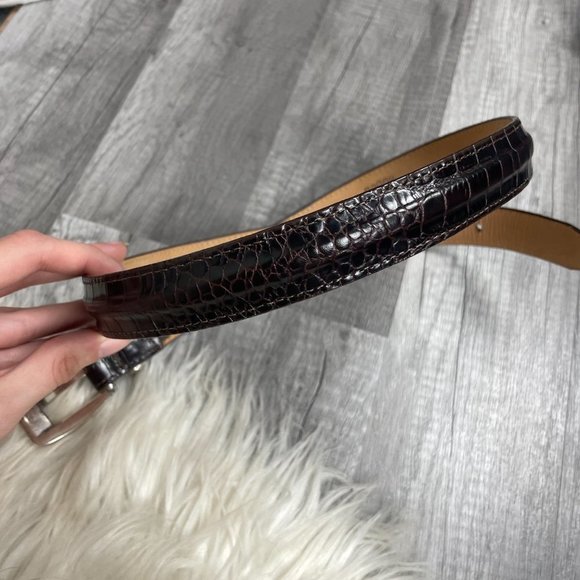 𝅺brighton Golf Belt Brown Leather Made in The USA ML 32 - Picture 6 of 9